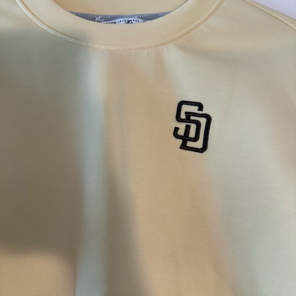San Diego Padres Yellow Crewneck Sweatshirt - Picture 4 of 5